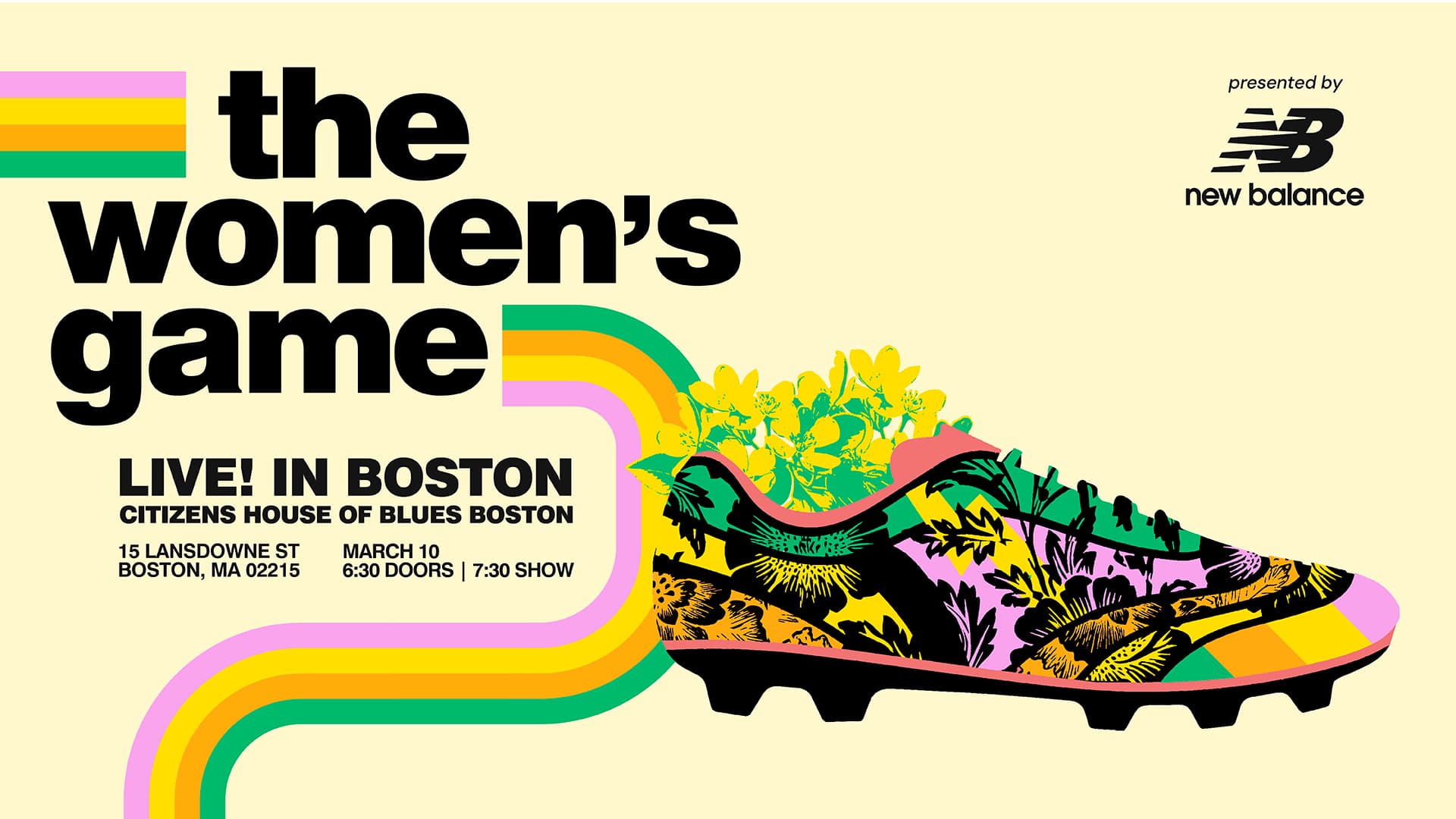 The Women’s Game LIVE! in Boston
