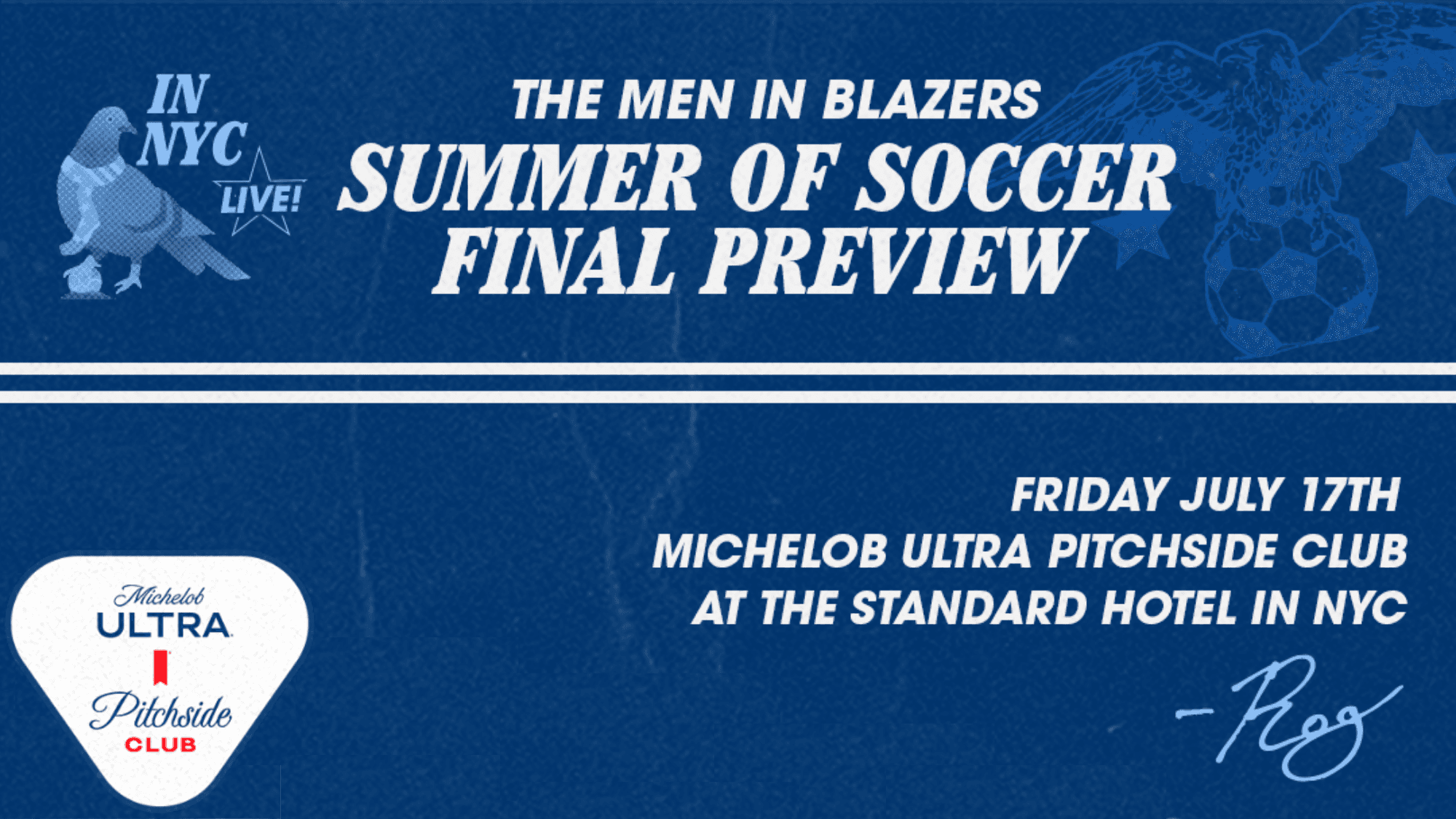 Summer of Soccer Final Preview Live at the Michelob Ultra Pitchside Club