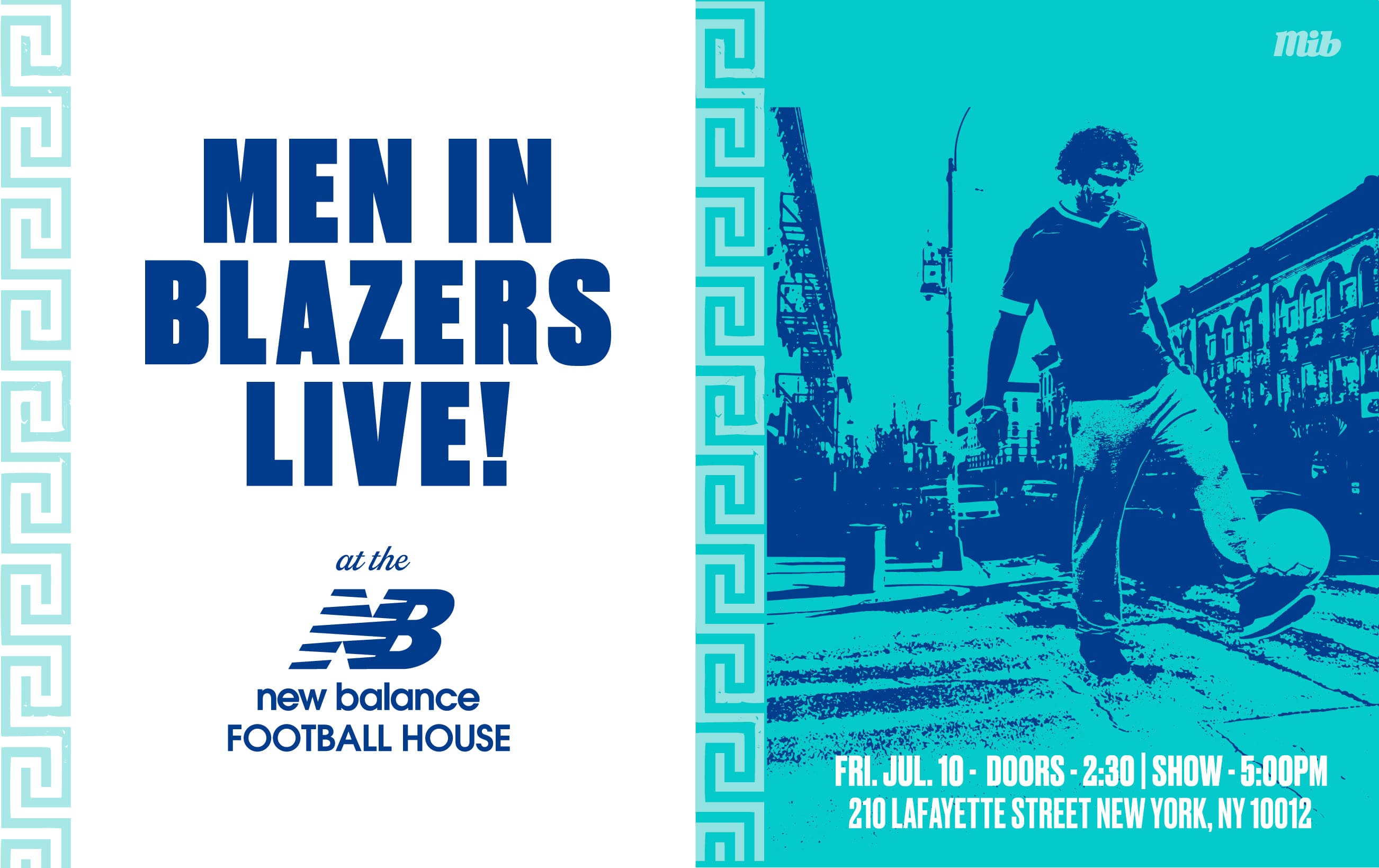 Men in Blazers Live! at the New Balance Football House NYC