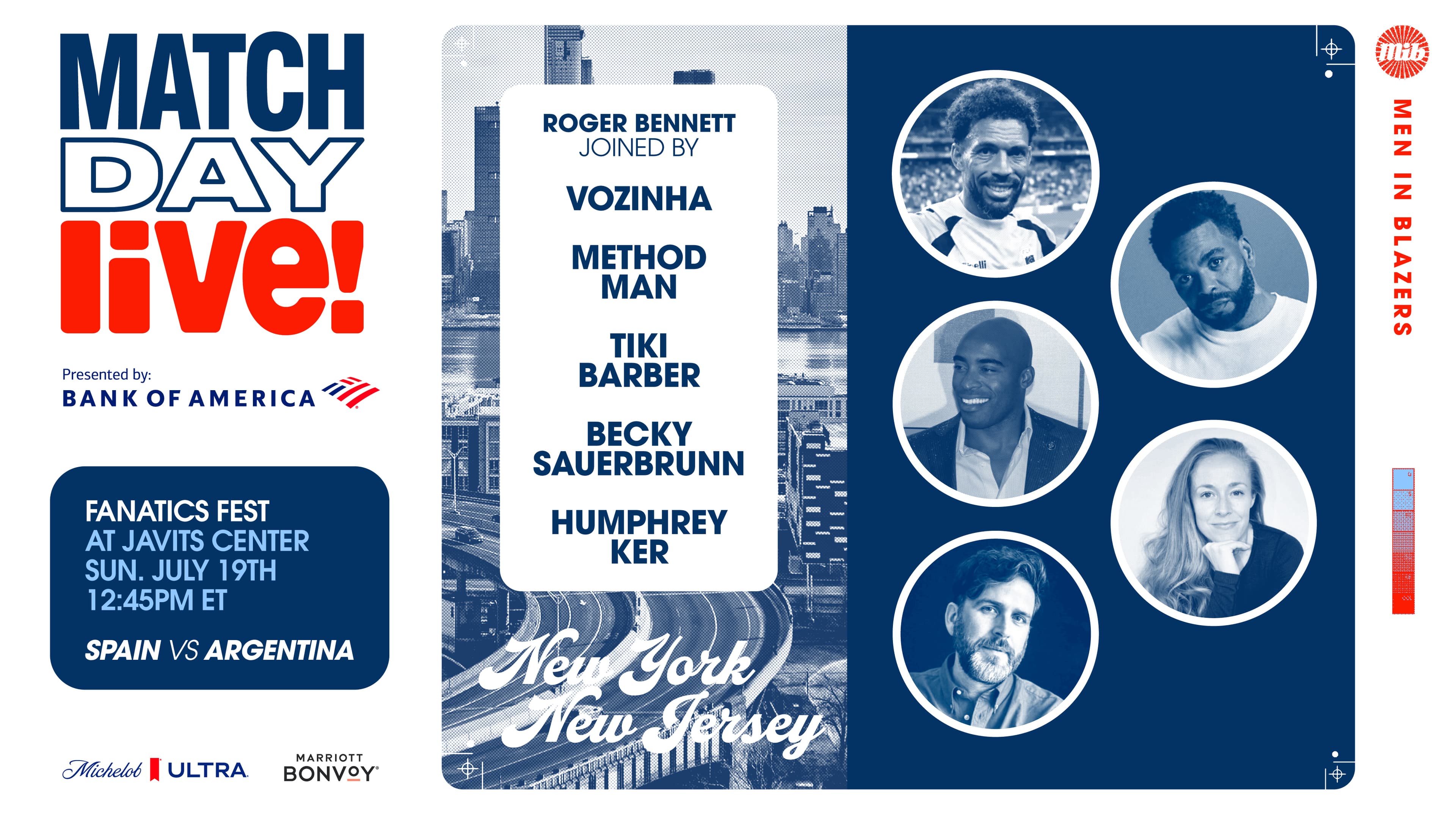 Match Day Live! at Fanatics Fest at Javits Center in NY/NJ - 7/19