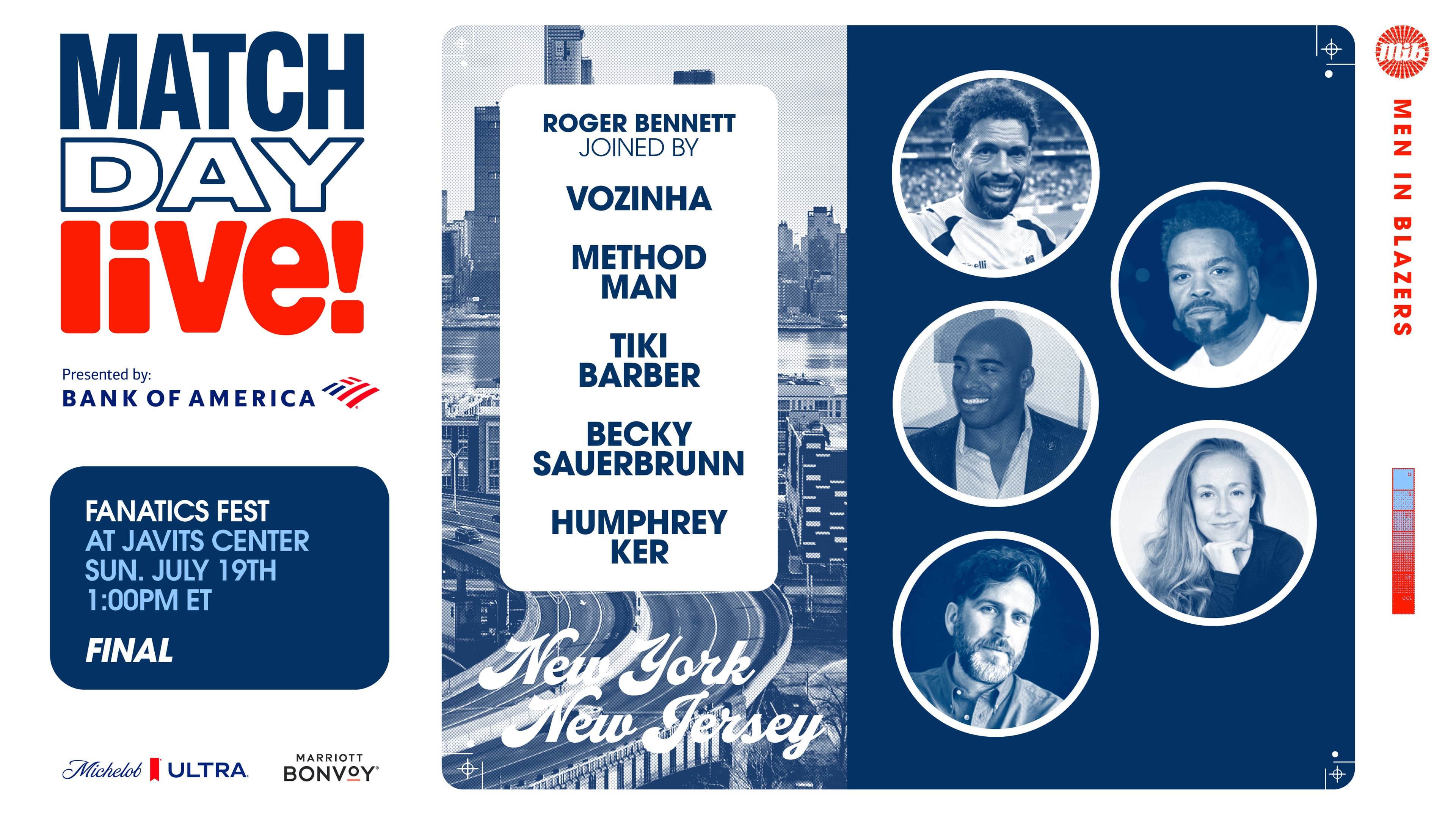 Match Day Live! at Fanatics Fest at Javits Center in NY/NJ - 7/19