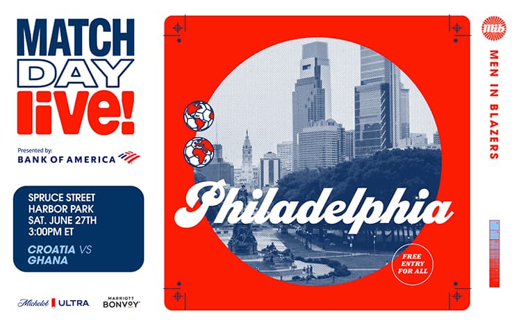 Match Day Live! at Spruce Street Harbor Park in Philadelphia - 6/27