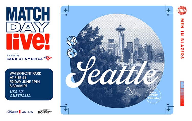 Match Day Live! at Seattle Waterfront Park at Pier 58 - 6/19