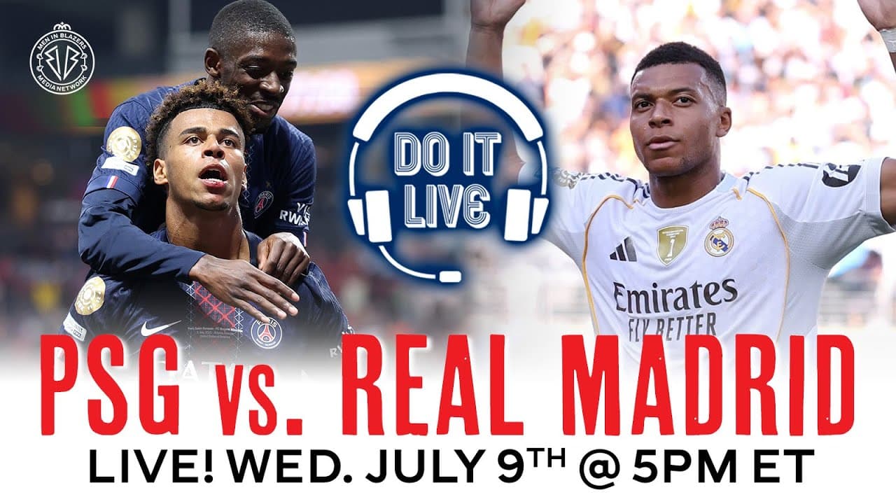 PSG vs. REAL MADRID - CWC Semifinal - LIVE post-match reactions with Rory Smith - 7/9 @ 5pm ET