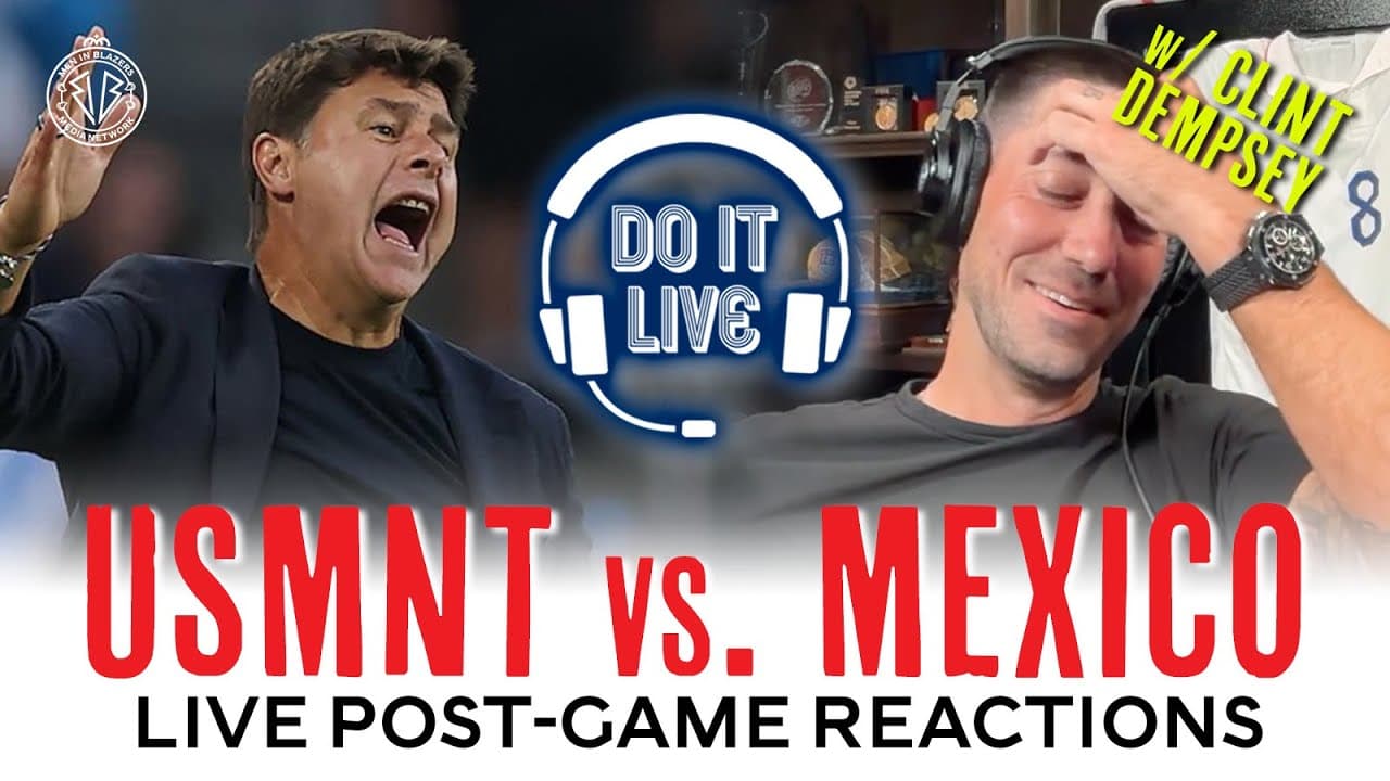 USMNT vs. MEXICO - LIVE POST-GAME REACTIONS w/ CLINT DEMPSEY - GOLD CUP FINAL