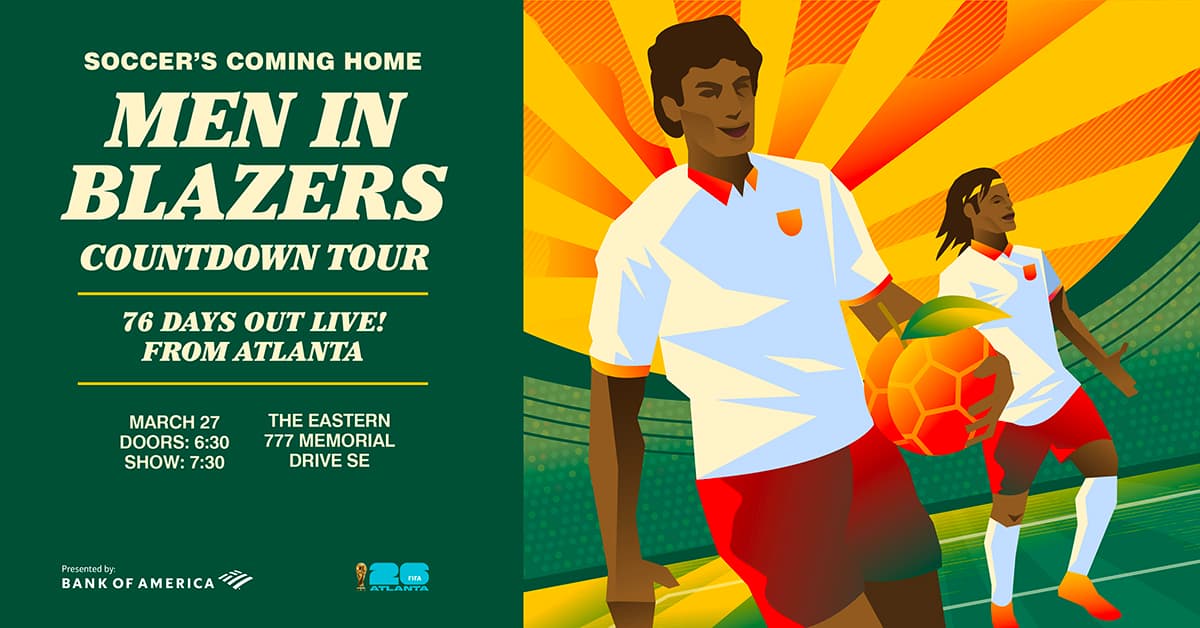 Soccer's Coming Home: 76 Days Out LIVE from Atlanta